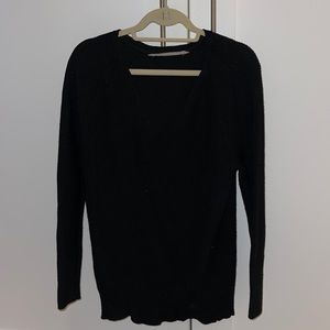 Black athelta v neck sweater